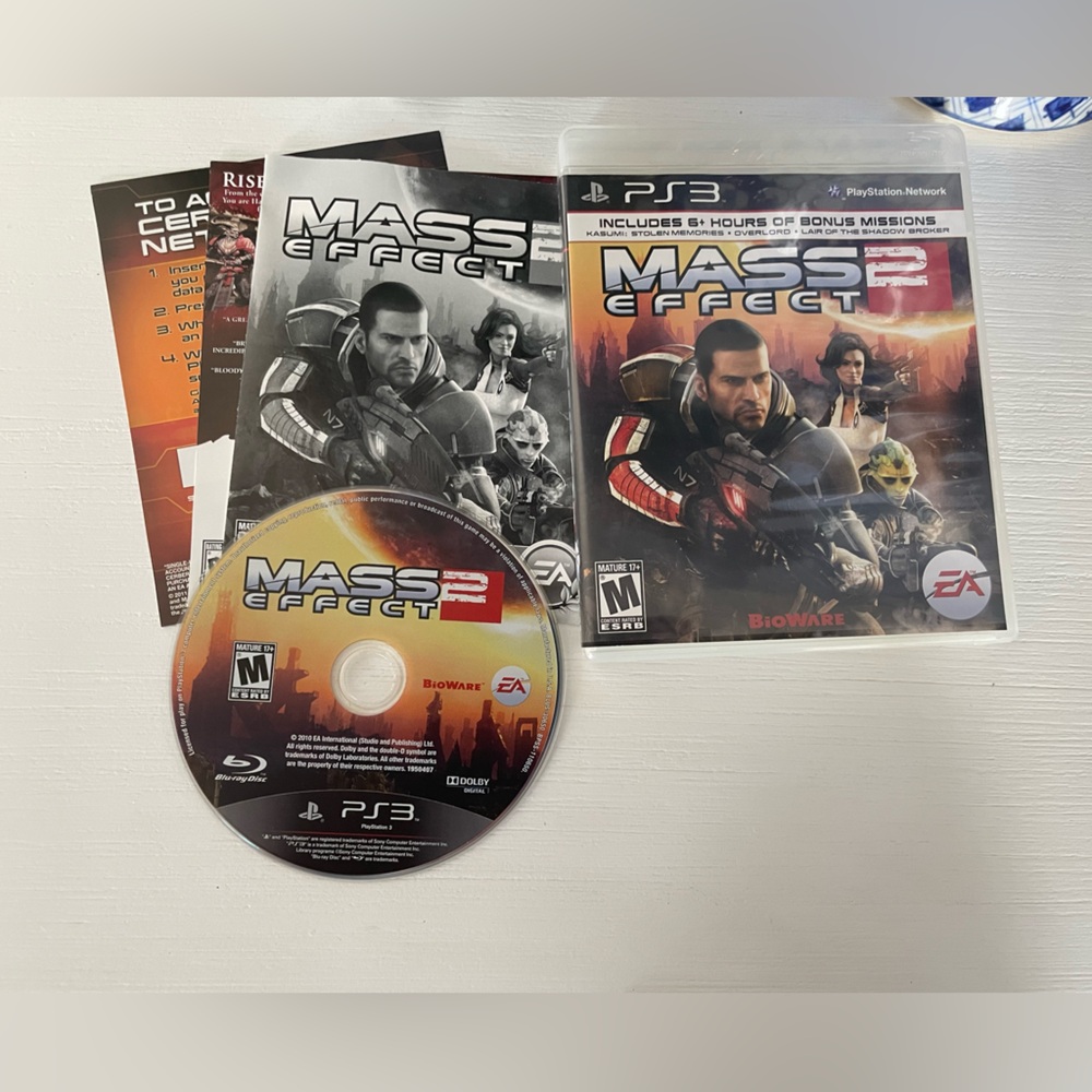 Mass Effect 2 (Sony PlayStation 3, 2011) PS3 COMPLETE TESTED SCRATCH FREE DISC